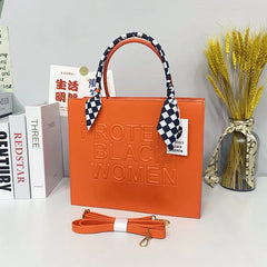 Women Tote Bag Large Capacity Pu Leather Shopping Hand Bag