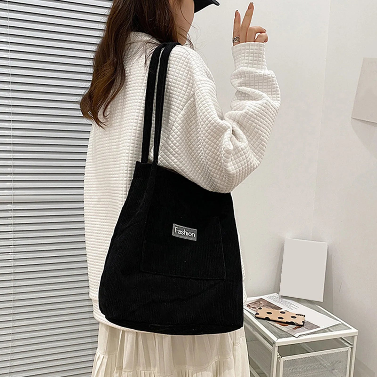 Women Tote Bag High-capacity Shoulder Handbag Satchel