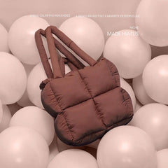 Nylon Tote Bag Zipper Shoulder Handbags Crossbody Euro-America Style