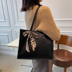 Women Tote Bag PU Leather Solid Shoulder Bag Female Vintage Crossbody Bags