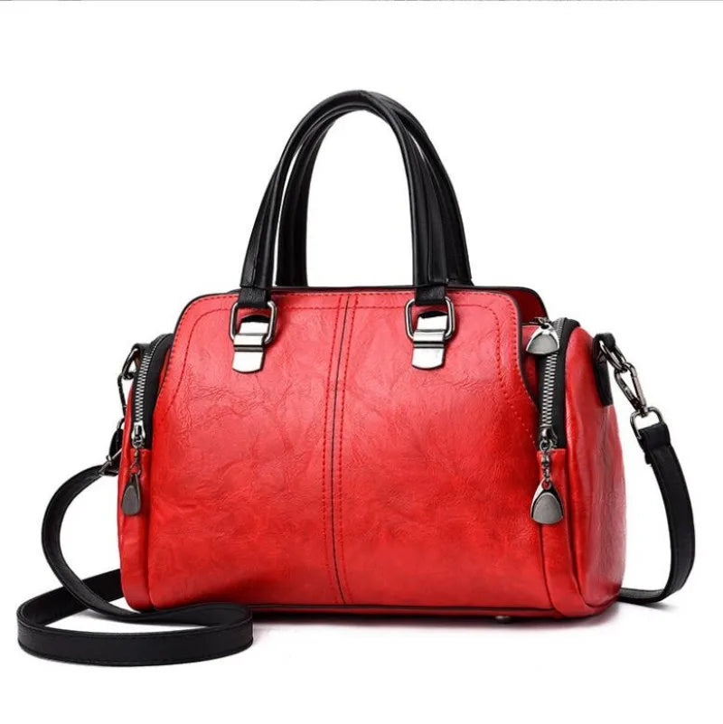 Women Tote Bag PU Leather Handbags Women Bags High Crossbody Hand Bags