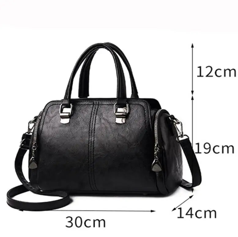 Women Tote Bag PU Leather Handbags Women Bags High Crossbody Hand Bags