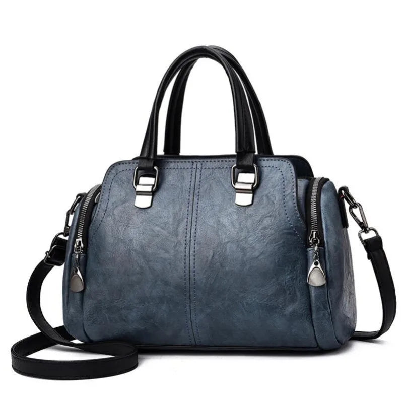 Women Tote Bag PU Leather Handbags Women Bags High Crossbody Hand Bags