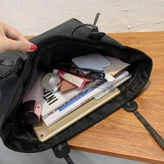 Women Tote Bag Shoulder Zipper Large Capacity Lady Handbag Shopping