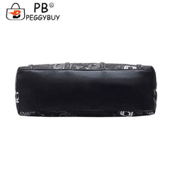 Vintage Women Tote Bag Shoulder Handbag Multi-Functional High PU Leather