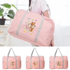 Women Tote Travel Bag Large Grocery Storage Weekend Bags Letter Print Carry