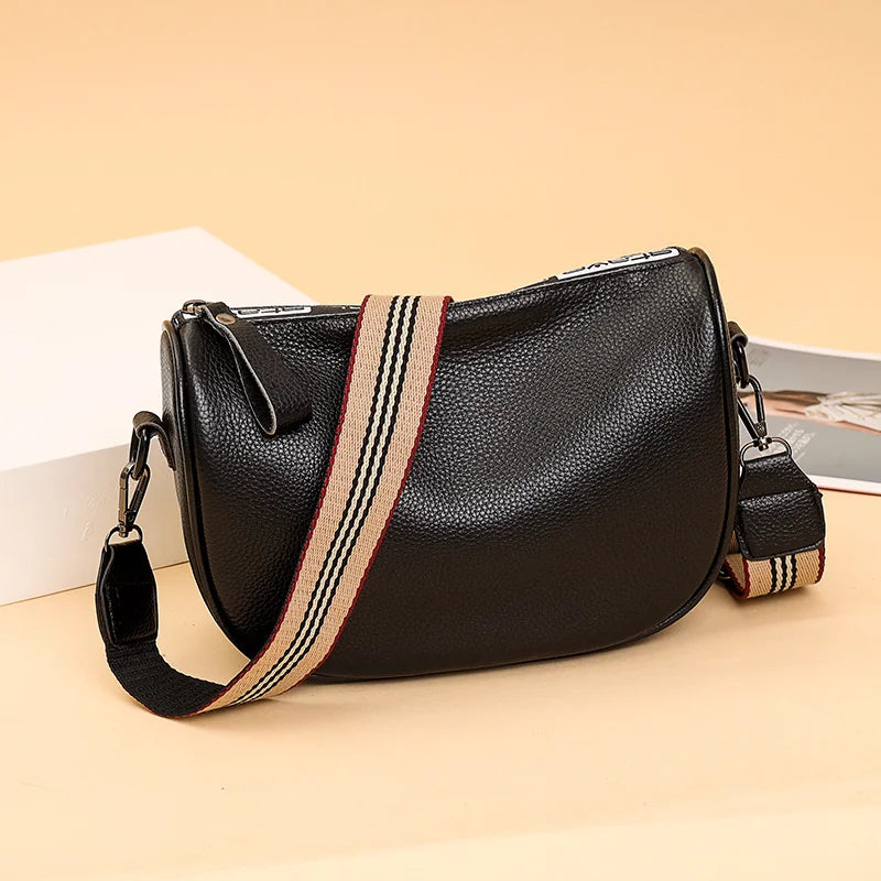 High Cowhide Women Tote bag Leather Handbag Female Messenger Bag