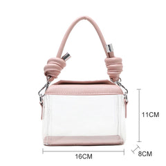 Women Transparent Clutch Bag PVC Clear Bag Ladies Waterproof Beach Bag