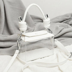 Women Transparent Clutch Bag PVC Clear Bag Ladies Waterproof Beach Bag