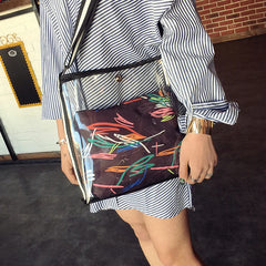 Women Clear Beach Bag Two in one High Shoulder Large Summer Bag