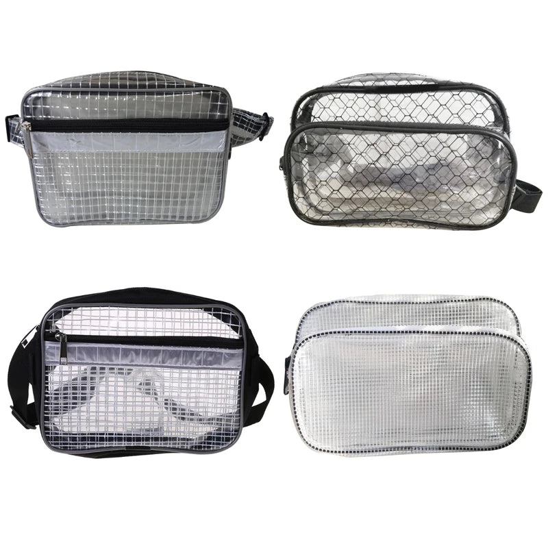 Women Transparent Waist Fanny Pack Belt Bag Travel Hip Bum Small Purse