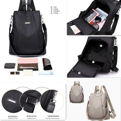 Anti-Theft Oxford Backpack Women Travel Bag