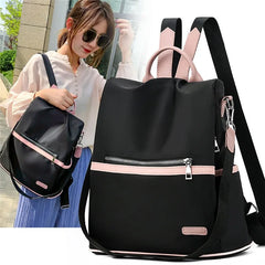 Women Travel Anti-Theft Backpack Oxford Cloth