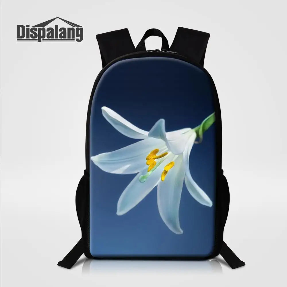 Floral School Bags For Teenage Girls Big Mochila