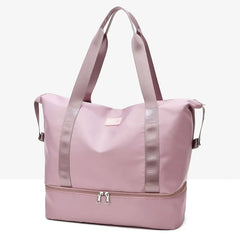 Women Travel Bag Duffle Handbag Wet Dry Separation Waterproof Sport Fitness