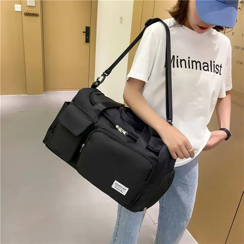 Large Capacity Women Travel Bag Tote Foldable Waterproof Handbags