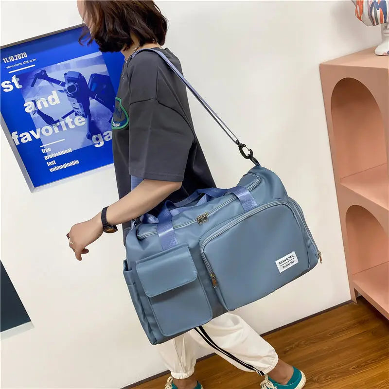 Large Capacity Women Travel Bag Tote Foldable Waterproof Handbags