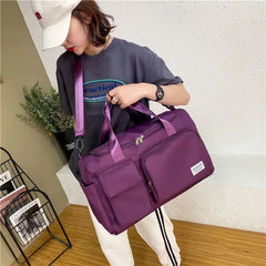 Large Capacity Women Travel Bag Tote Foldable Waterproof Handbags