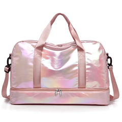 Women Travel Bag Luggage Dry Wet Separation Fitness Handbags