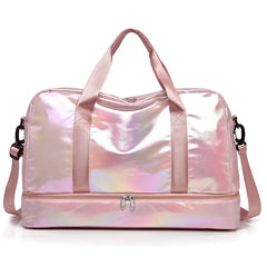 Women Travel Bag Luggage Dry Wet Separation Fitness Handbags