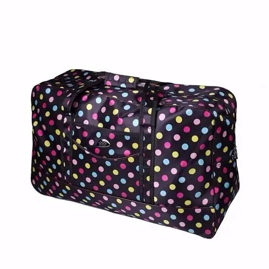 Women Floral Print Duffel Bag Waterproof Weekend Luggage Portable Handbag