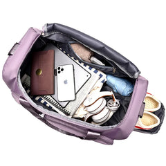 Multifunction Travel Bag Waterproof Gym Duffle Large Capacity Weekend Bag