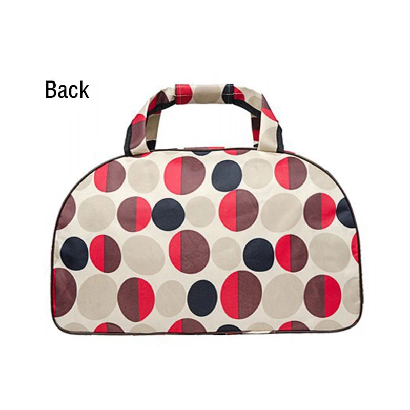 Waterproof Nylon Travel Duffel Bag Print Shoulder Bag