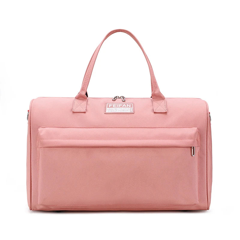 Waterproof Nylon Travel Bag for Women - Large Capacity Duffle Bag