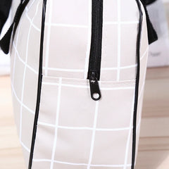 Grey Large Tote Makeup Bag for Women Travel