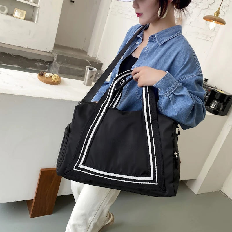Women Travel Duffel Bag Large Sports Pack Shoulder Bag