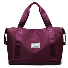 Women Travel Duffel Bag, Large Weekender Carry-on Tote, Gym Workout Bag
