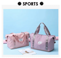 Women Travel Duffel Bag, Large Weekender Carry-on Tote, Gym Workout Bag