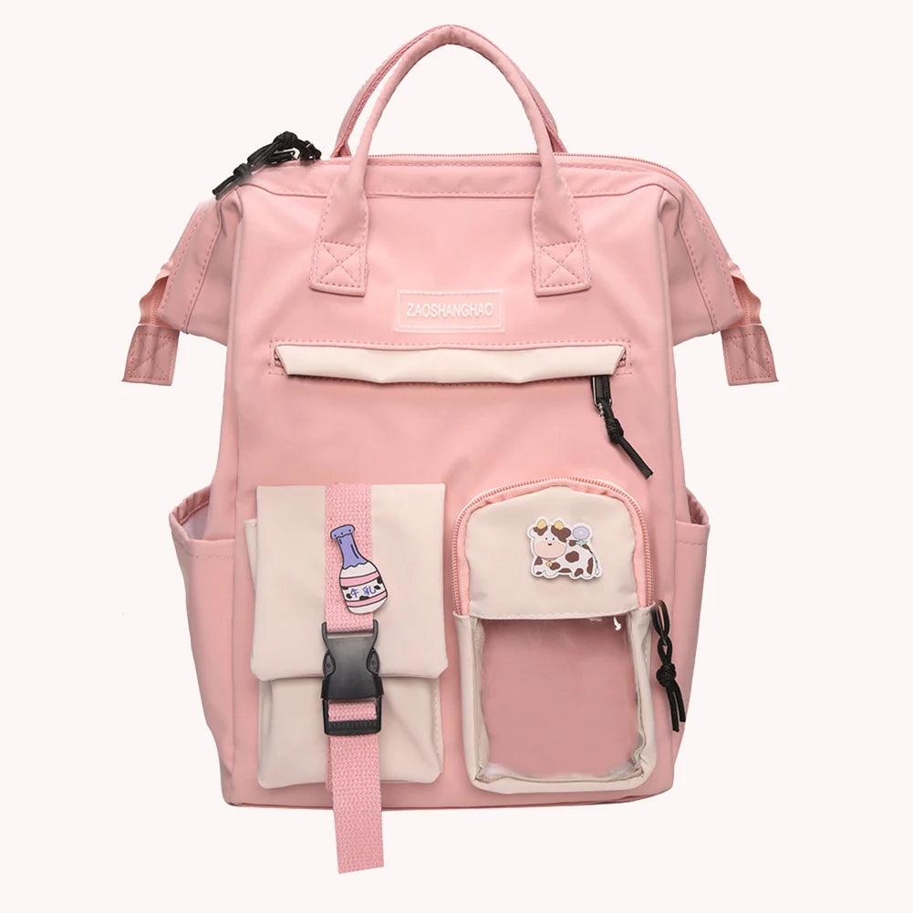 Women Travel Rucksack Preppy Style Knapsack Handbags Large Capacity