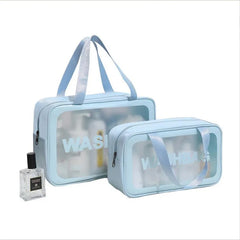 Women Travel Portable PU Cosmetic Bag Large Capacity Waterproof