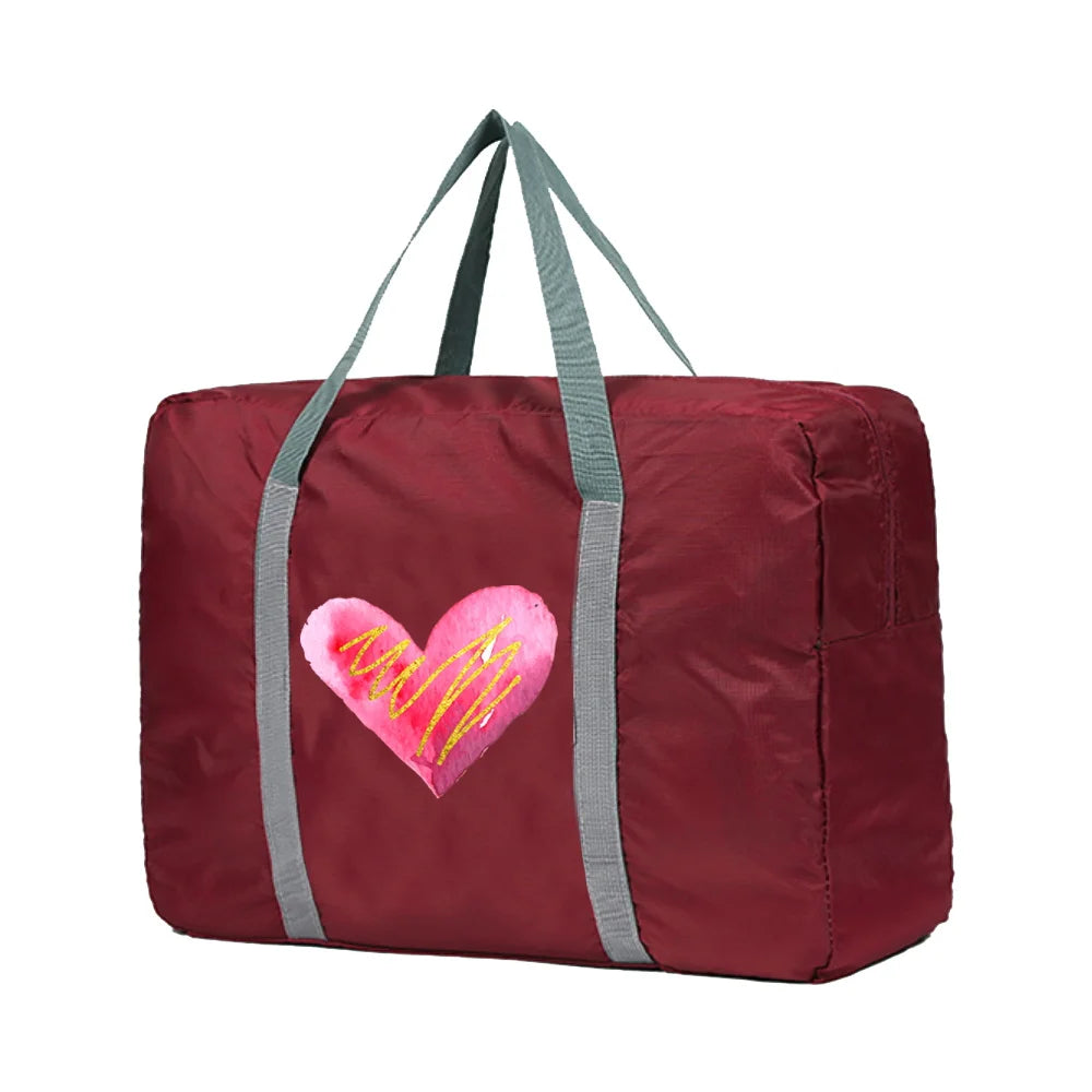 Women Travel Tote Bag Clothing Organizer Portable Handbags