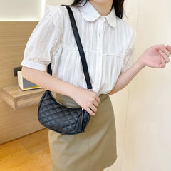 Women Underarm Bag Shoulder Rhombus Clutch Mini Purse