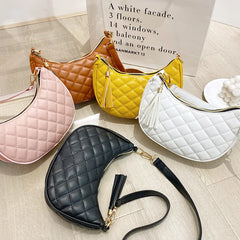 Women Underarm Bag Shoulder Rhombus Clutch Mini Purse