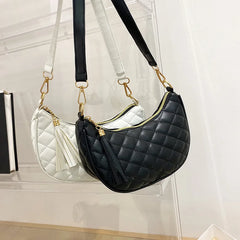 Women Underarm Bag Shoulder Rhombus Clutch Mini Purse