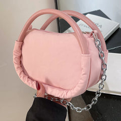 Women Underarm Bags Solid Oxford Cloth Chain Crossbody Shoulder Bag