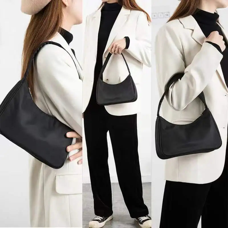 Women Finger Pattern Shoulder Bag Casual Handbag Purse Tote Sundries Bag