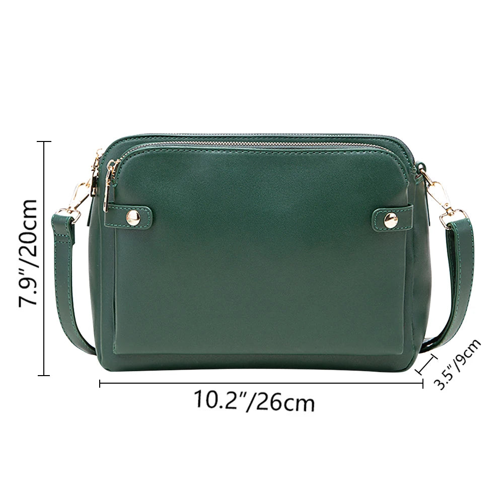 Vintage Leather Crossbody Bag Shoulder Handbags Travel Tote Shopping