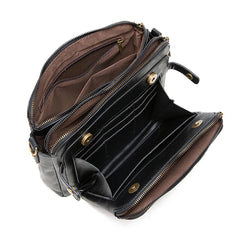 Vintage Leather Crossbody Bag Shoulder Handbags Travel Tote Shopping