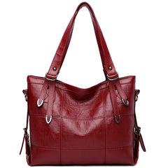 Vintage Shoulder Bag Large Capacity Tote Top-handle Purse for Women