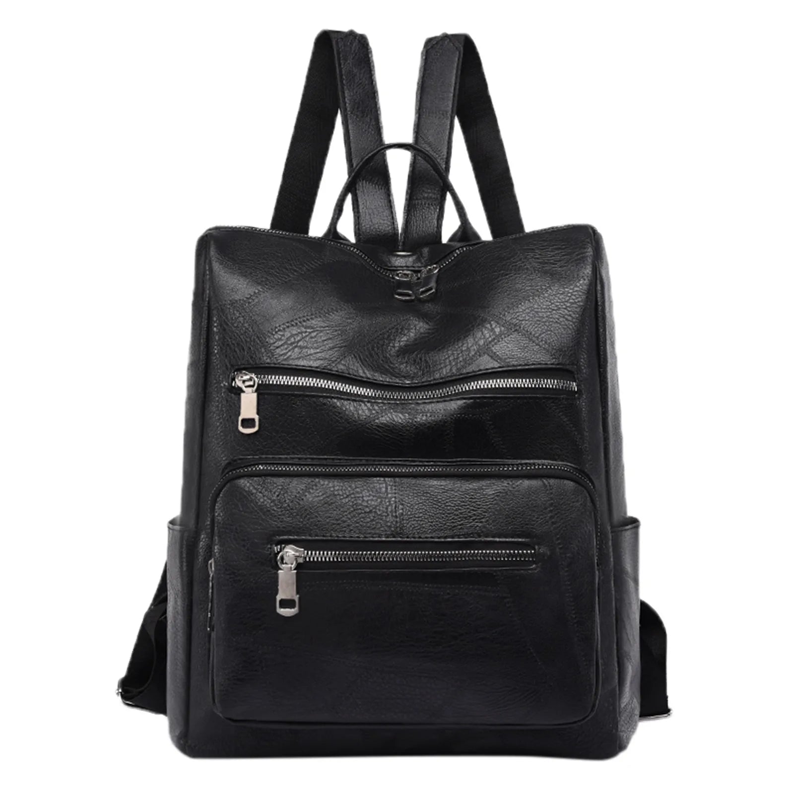 Vintage PU Leather Backpack Female Shoulder Bags Sac a Dos Casual Travel