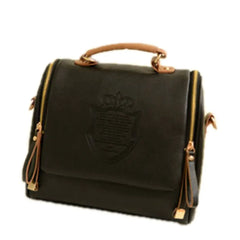 Vintage Printing Crown Shoulder Bag Handbag Inclined Bag