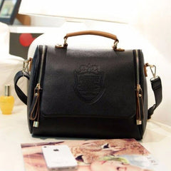 Vintage Printing Crown Shoulder Bag Handbag Inclined Bag