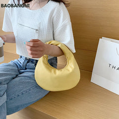 Vintage PU Leather Tote Bag Small Shoulder Handbag Lady Subaxillary Bags