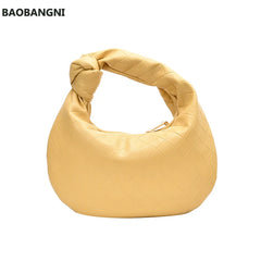 Vintage PU Leather Tote Bag Small Shoulder Handbag Lady Subaxillary Bags
