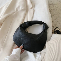Vintage PU Leather Tote Bag Small Shoulder Handbag Lady Subaxillary Bags