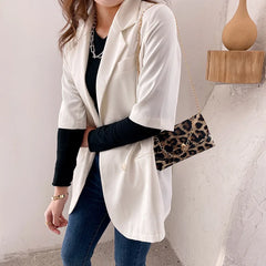 Leopard Waist Bag Crossbody Bag Pu Leather Fanny Pack Lady Bum Bag